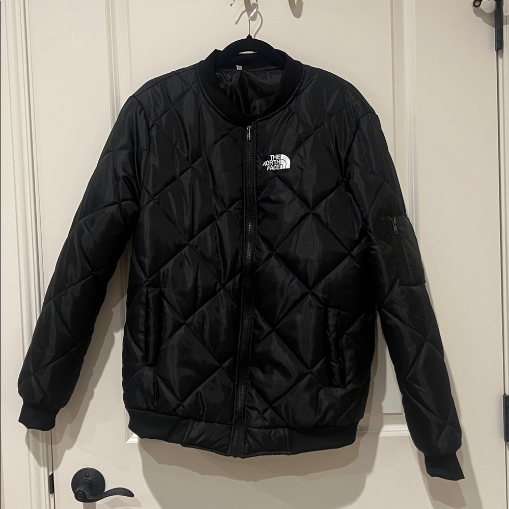 Men’s The North Face (Knockoff) Black Quilted Puffer Jacket